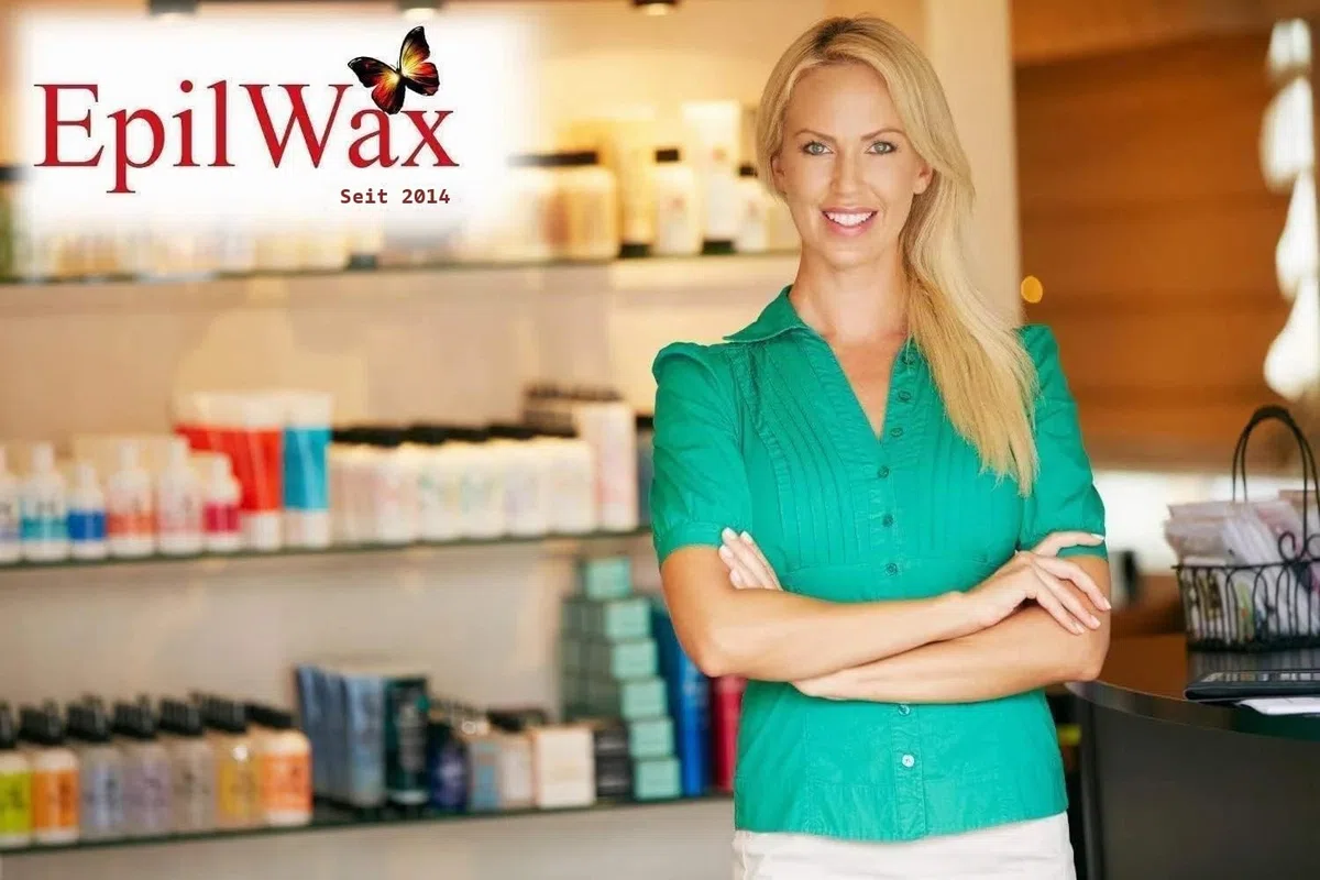 EpilWax Wachspatronen Set mit 24 Rosa Warmwachspatronen zur Haarentfernung Enthaarungswachs 100 ml Roll-on Nachfüller
