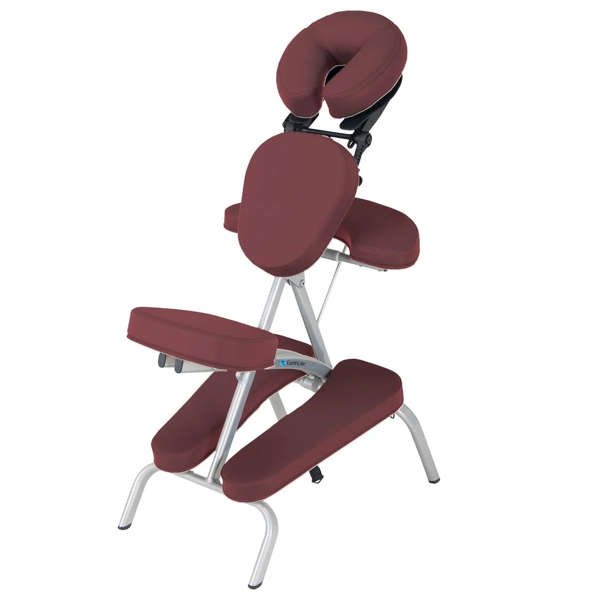 EARTHLITE Vortex Tragbarer Massagestuhl Klappbar Kompakt Stabil Leicht 6,8kg inkl. Transporttasche Brustbeinkissen