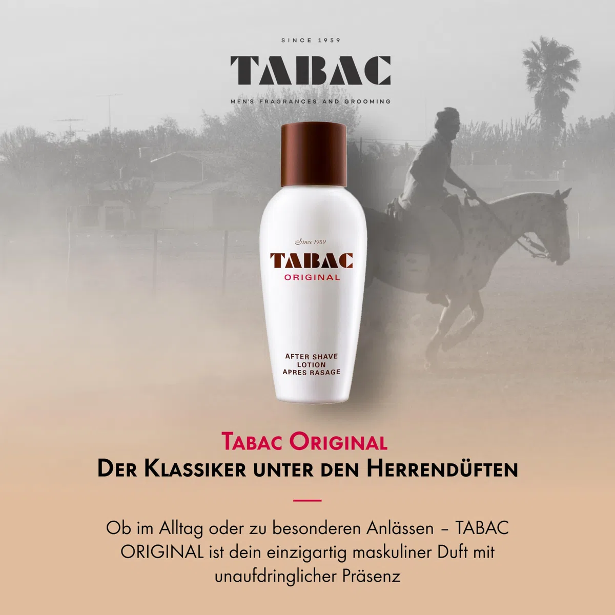 Tabac® Original I After Shave Lotion - Original Seit 1959 - belebt, kühlt und erfrischt - für beanspruchte Männerhaut I 300ml Splash