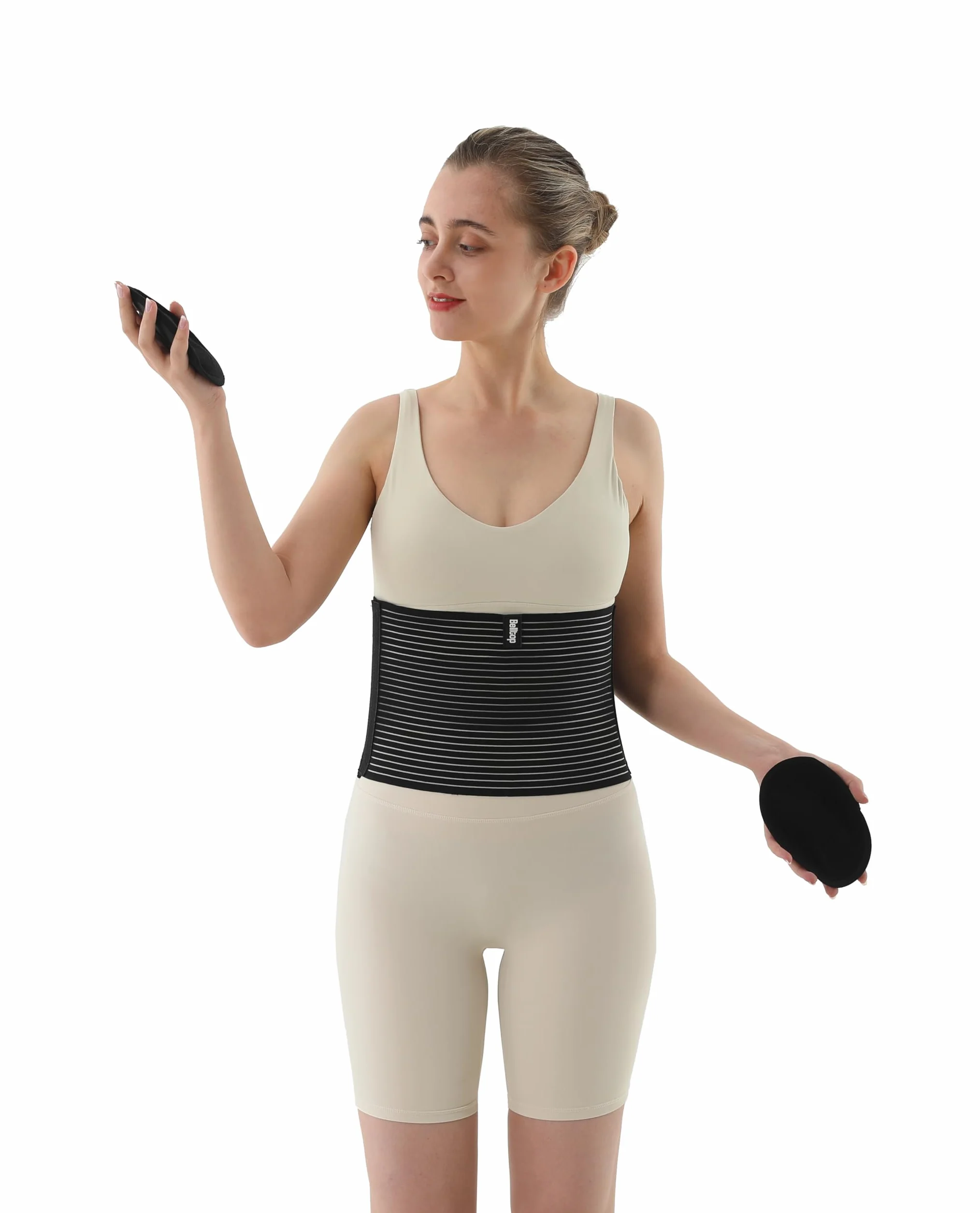 NabelbruchBandage. Nabelhernie Gürtel Herren/Damen - Bauchgurtel für Hernie: Nabel, Epigastric, ventral. Leistenbruch Gürtel. (XXL)
