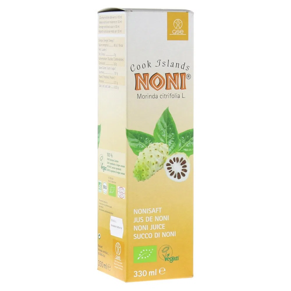GSE Cook Islands Noni, Biologischer Direktsaft, 1er Pack (1 x 330 ml)