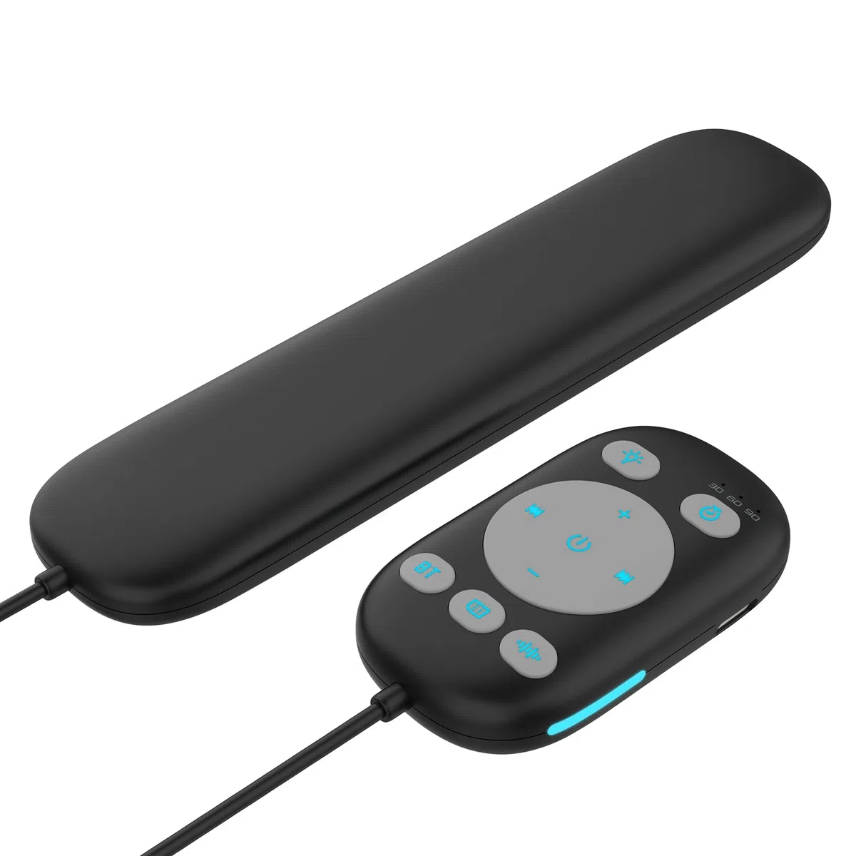 Bluetooth-Knochenschalllautsprecher mit Fernbedienung, 3 Modi, Weißes Rauschen für Unter das Kopfkissen, Verbessert den Schlaf, 3 Timer Einschlafhilfe für Erwachsene, Seitenschläfer, Büro-Nickerchen