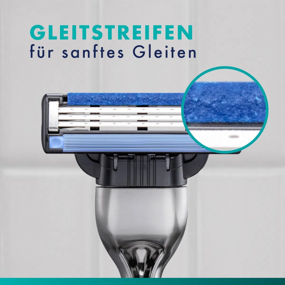 Gillette Mach 3 Standard Rasierer Herren, Metall, Grau/Schwarz - Herrenrasierer, Inkl. 1 Nassrasierer, 12 Rasierklingen mit Gleitstreifen Und Neuer Klingenbeschichtung für Weniger Hautirritation