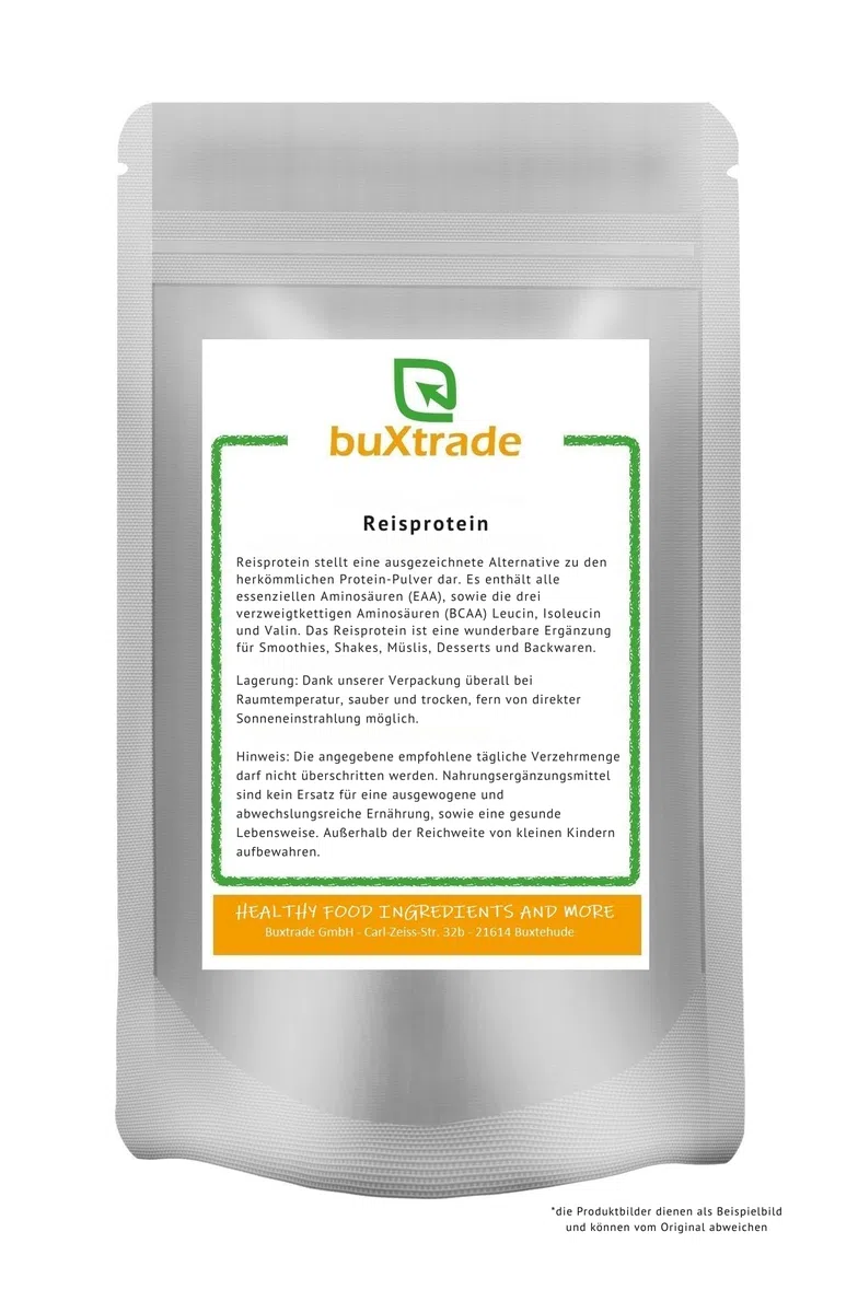 2 kg Reisprotein | Reisprotein Pulver | Eiweiß | Eiweiss | Protein | Buxtrade