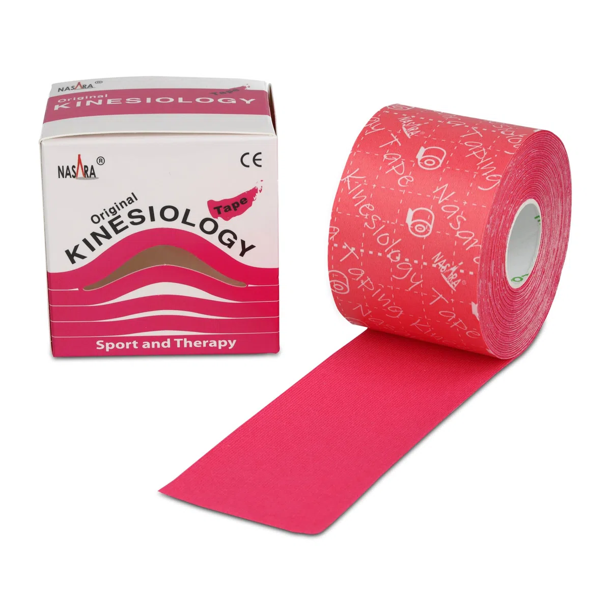 Nasara Original Kinesiology Tape, 5er Sparset | 5er Box mit 5 Tapes, Für Sport und Medizin, Gratis Videoanleitungen