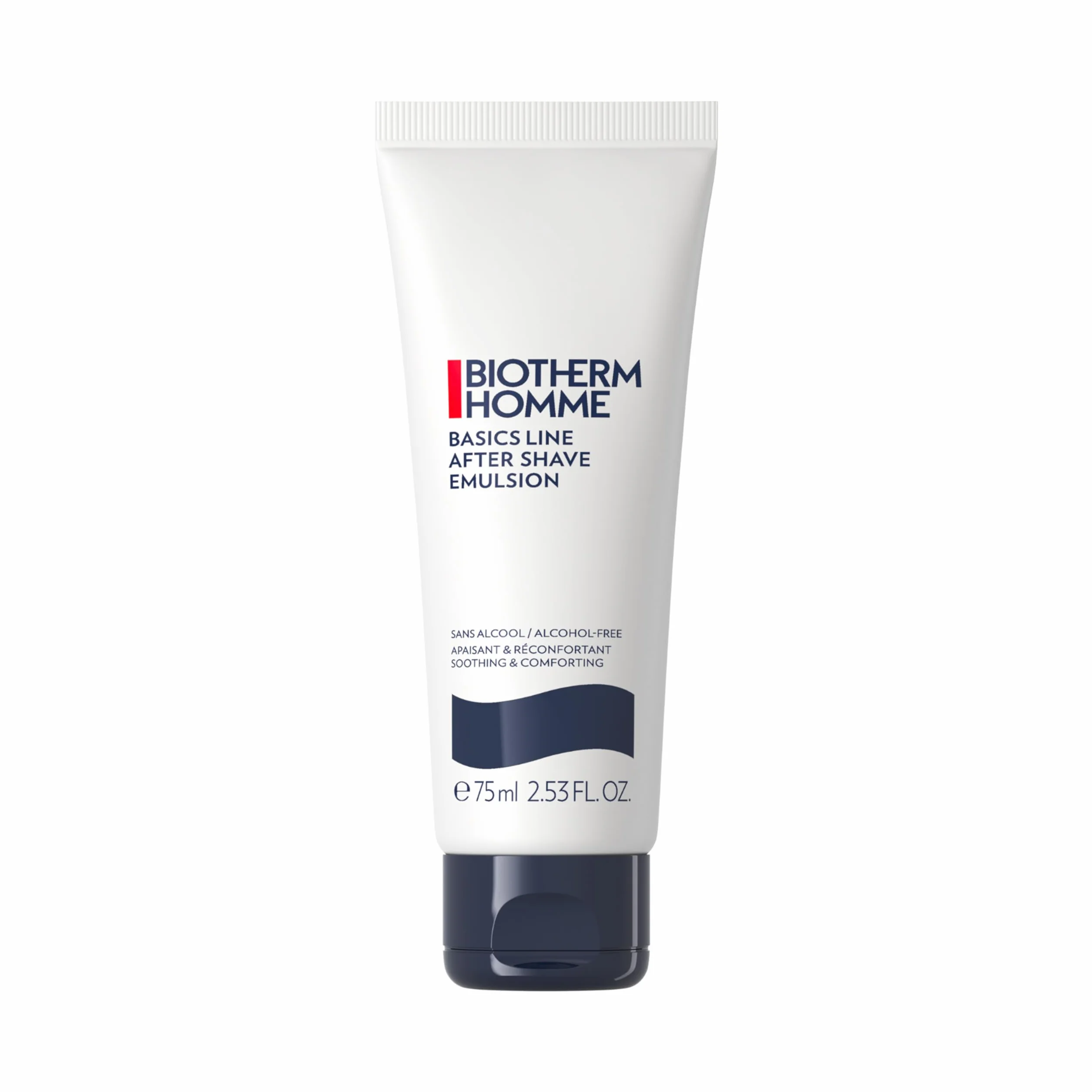 Biotherm Homme After Shave Emulsion, beruhigender Rasier Balsam gegen Hautreizungen, mit Sheabutter und wertvollen Ölen, After-Shave Gesichtspflege für Männer, für empfindliche und trockene Haut, 75 ml
