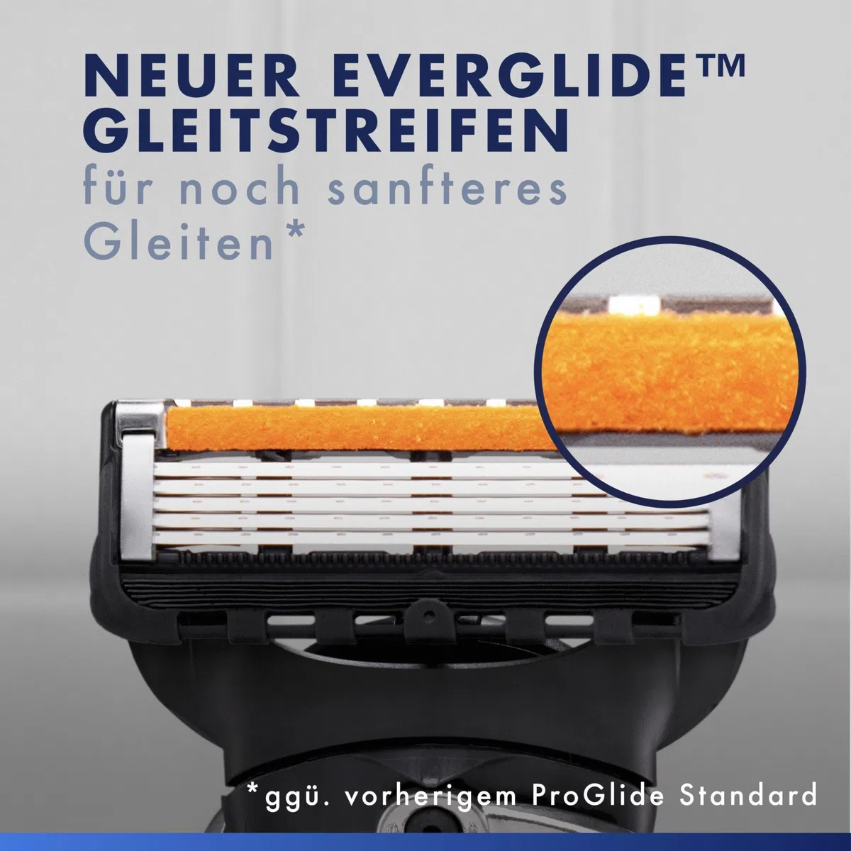 Gillette Fusion5 Proglide Rasierer Herren — Inkl. 1 Nassrasierer 10 Ersatzklingen mit Neuem Everglide Gleitstreifen für Noch Sanfteres Gleiten — Silber/Schwarz