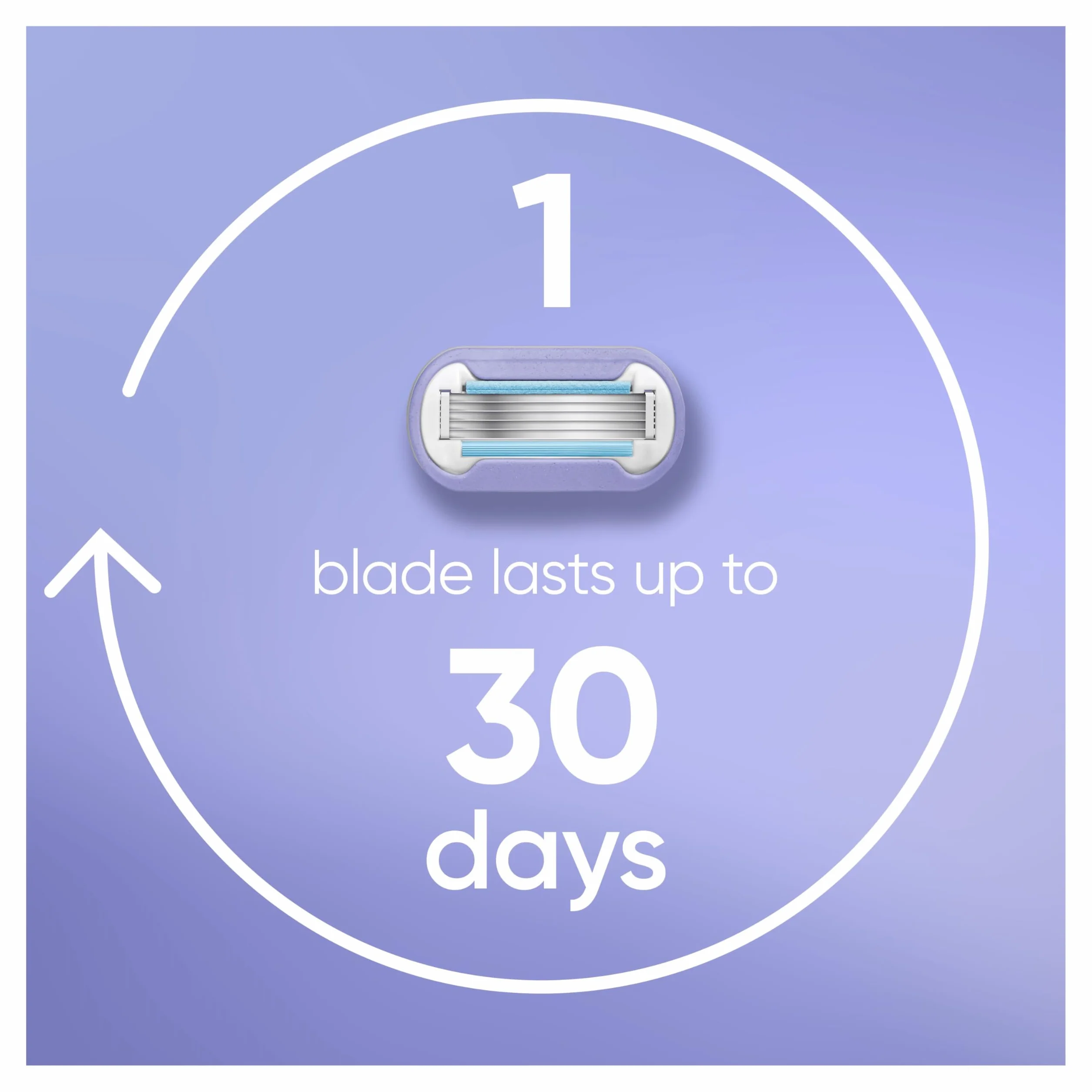 Gillette Venus Extra Smooth Swirl Damen Rasierklingen-Nachfüllpackungen, 6 Stück, 5 langlebige Klingen für eine extra glatte Rasur, die lange hält