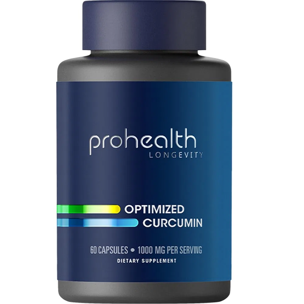 ProHealth Organische Curcumin Kapseln 1000 mg – Hochdosierte Kurkuma-Curcumin-Nahrungsergänzung – Fortgeschrittene Bioverfügbare Kräuterformel – GMP-zertifiziert, Glutenfrei, 60 Vegane Kapseln