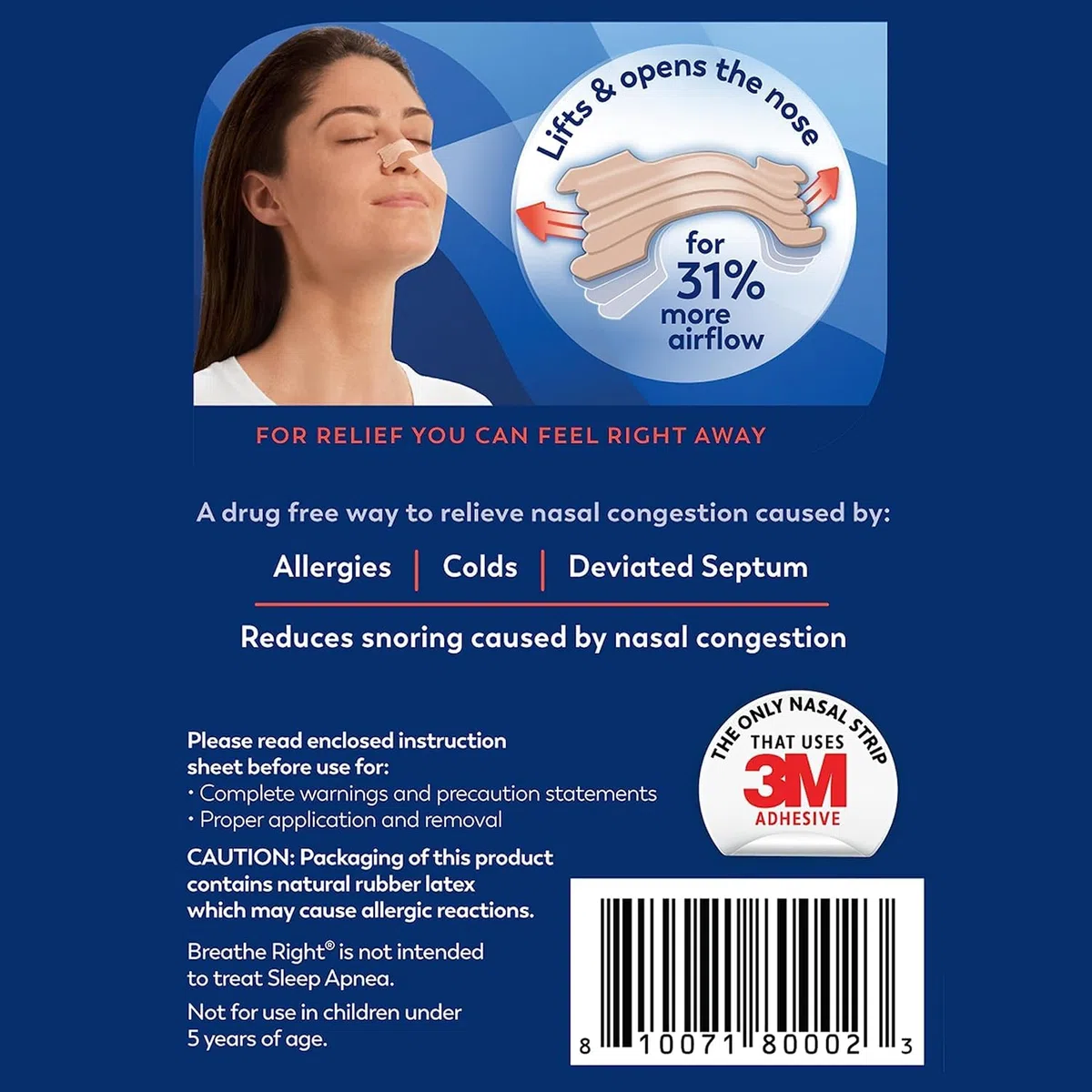 Breathe Right Extra Nasal Strips For Snore Relief - 26 ea / box