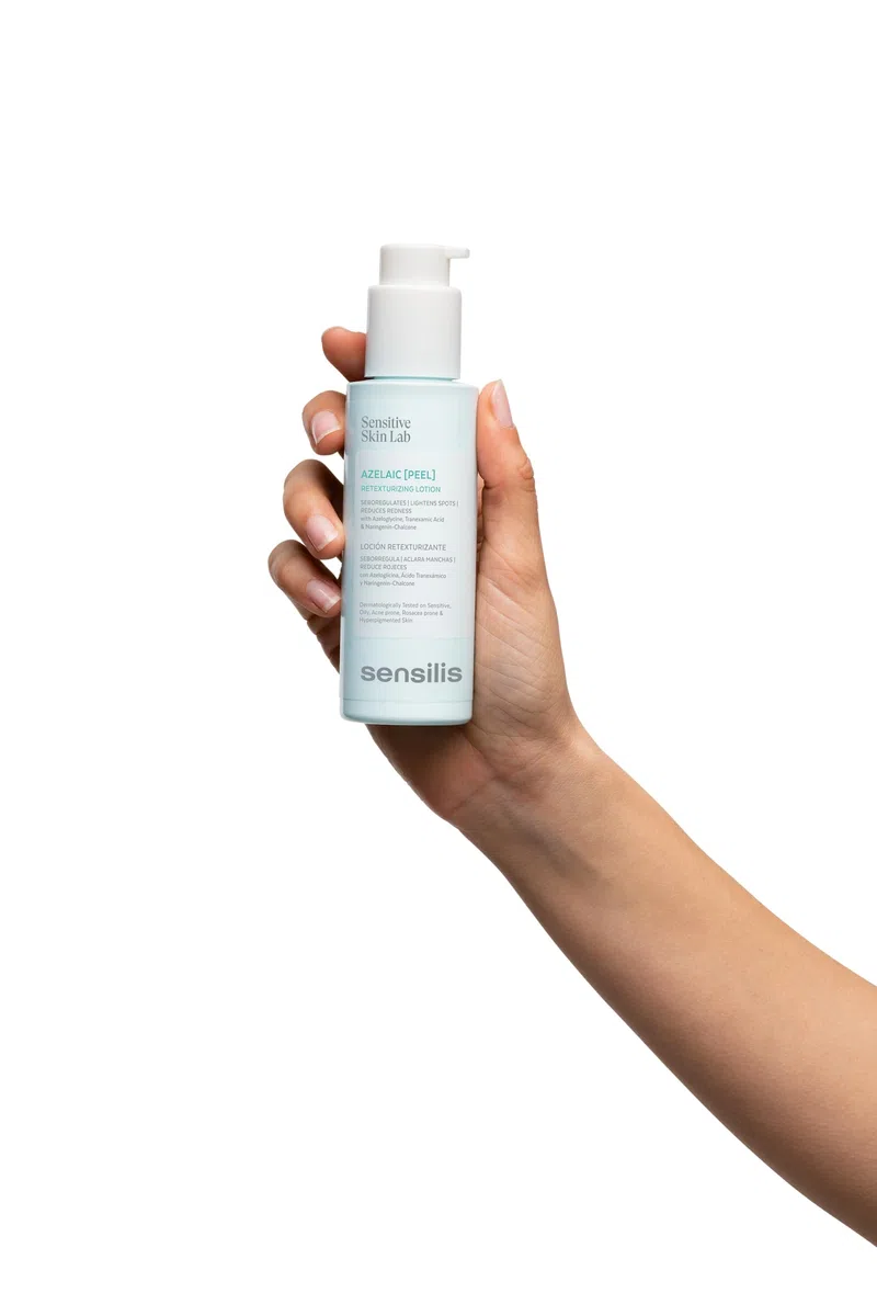 Sensilis – Purify Azelaic Peeling, Gel-Lotion mit Azeloglycin, Tranexamsäure & Präbiotika, talgregulierend, aufhellend & rötungsmindernd, für empfindliche Haut – 100 ml