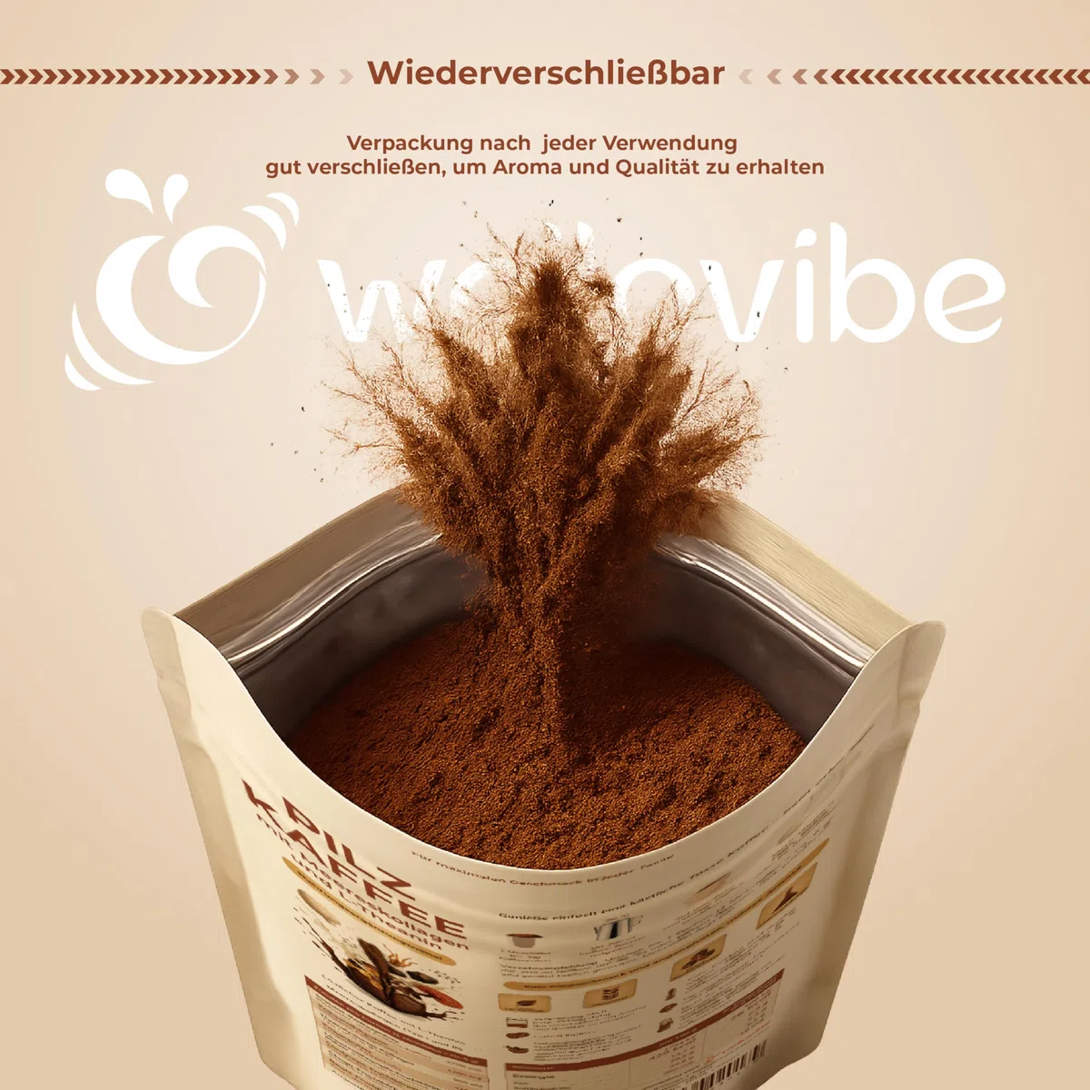 Mushroom Coffee mit Kollagen & L-Theanin - Adaptogener Pilzkaffee mit Löwenmähne, Cordyceps, Chaga & Reishi Pilzpulver für Fokus, Energie & Konzentration, 180 g