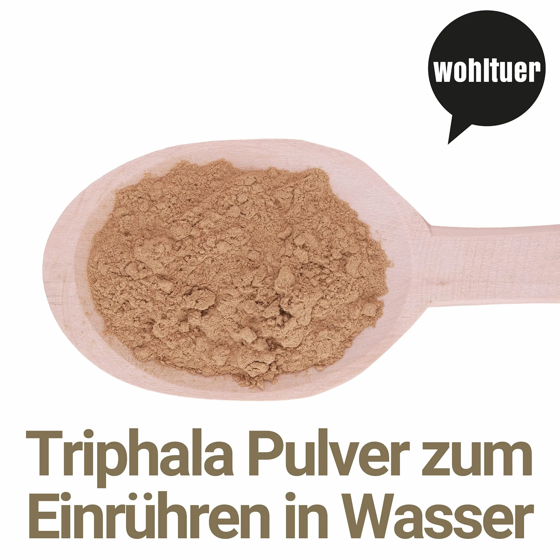 Bio Triphala Pulver 1000g - Enthält Bio Amla, Bio Haritaki und Bio Bibhitaki gemahlen - Ayurvedisch