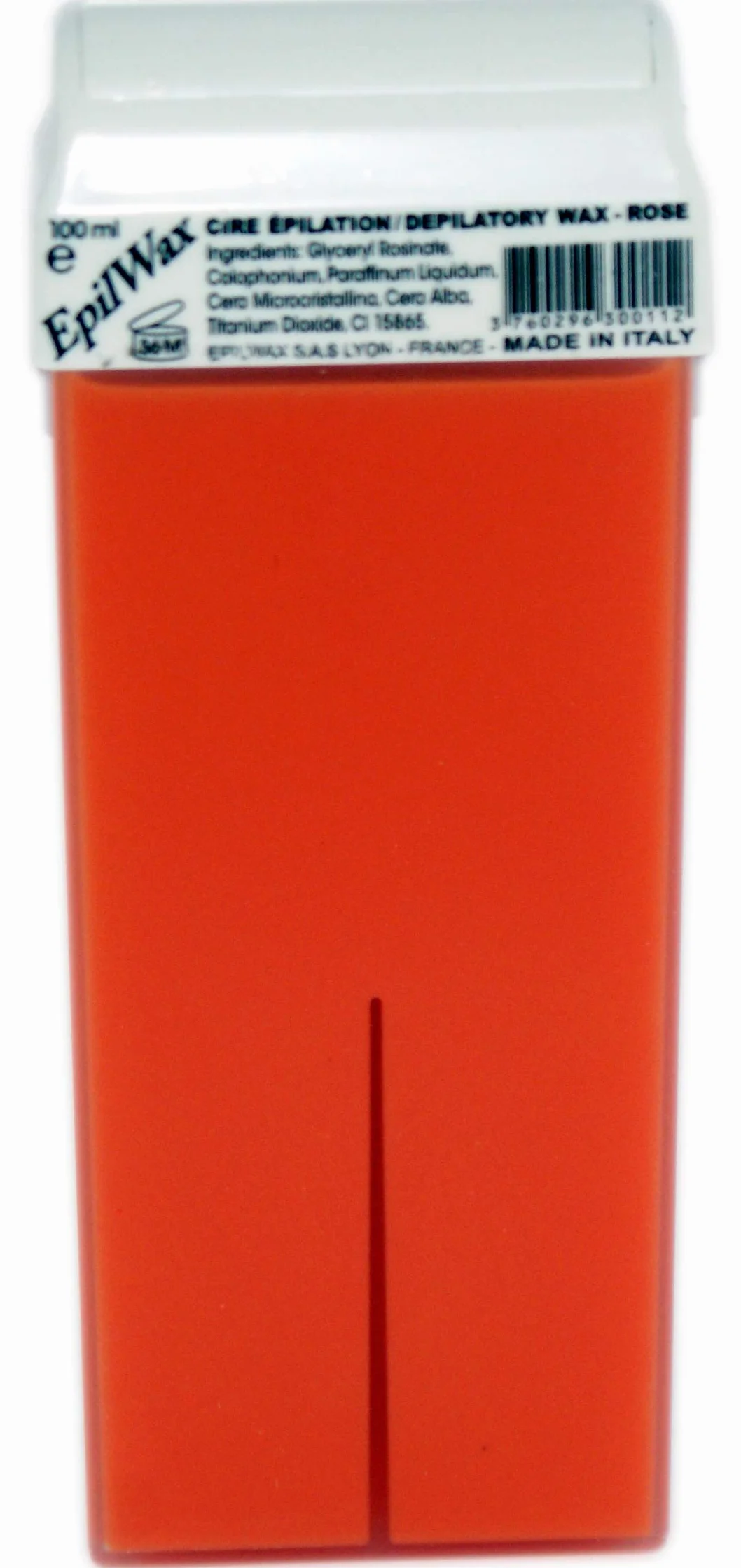 EpilWax - Nachfüllpackung mit: 12 Roll-on-Patronen mit Honig, 1 Packung mit 100 Vliesstreifen zur Haarentfernung und 1 Flasche mit 250 ml neutralem Öl nach der Haarentfernung (rosa)