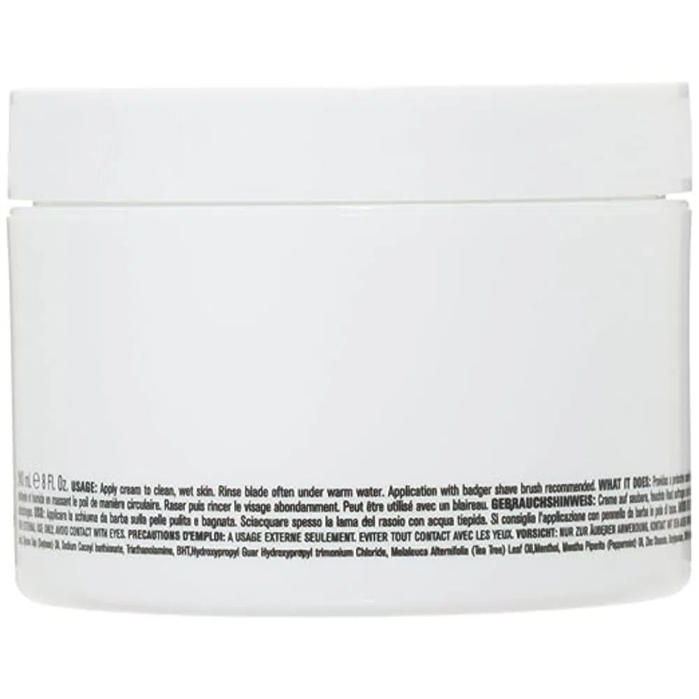 Baxter of California Super Close Shave Formula, reichhaltige Rasiercreme mit Teebaumöl, Menthol, für glatte Rasur, erfrischend und pflegend, 240 ml