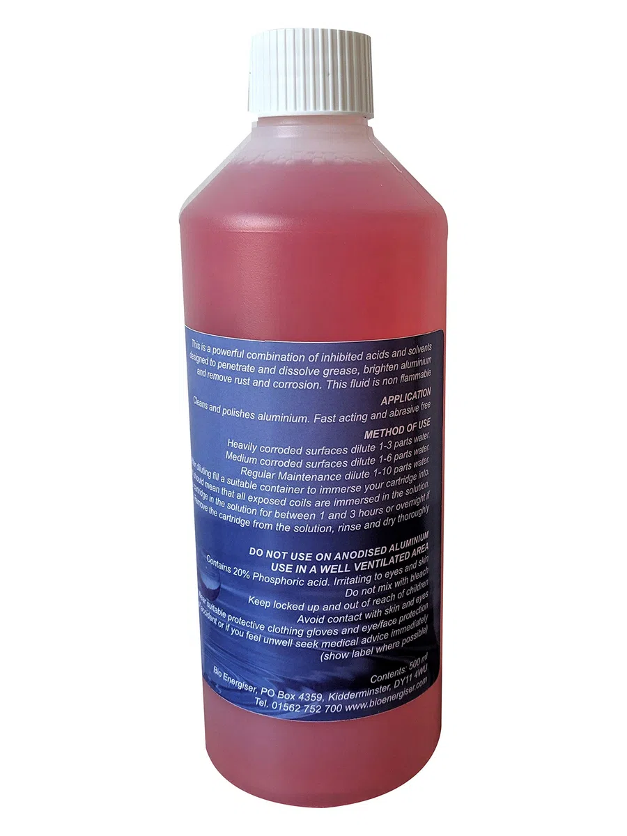 Effektiver Spulenreiniger für Detox Spa Geräte, Konzentrat zur kraftvollen Reinigung von Spa Spulen und Konvertern, entfernt Oxydation & Beläge, 500ml – chi-enterprise