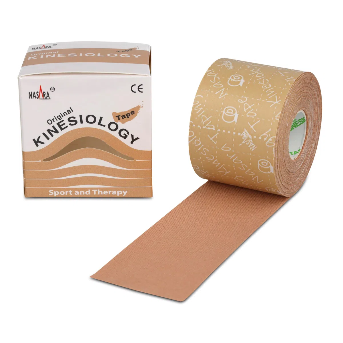 Nasara Original Kinesiology Tape, 5er Sparset | 5er Box mit 5 Tapes, Für Sport und Medizin, Gratis Videoanleitungen