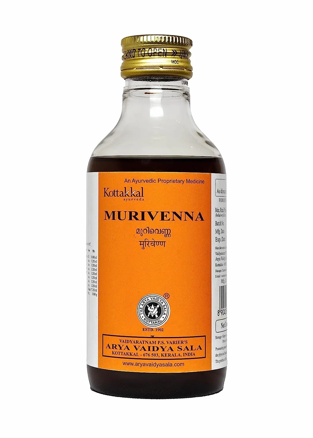 Kottakkal Murivenna 200 ml, 2 Stück
