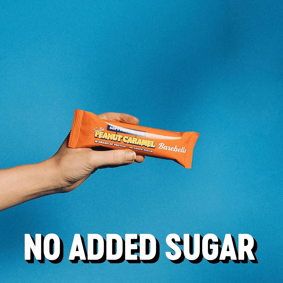 Barebells Soft Protein Riegel – 16g High Protein Bar, Zuckerarm, Eiweißriegel, Ohne Palmöl – Salted Peanut Caramel, 12 x 55gr