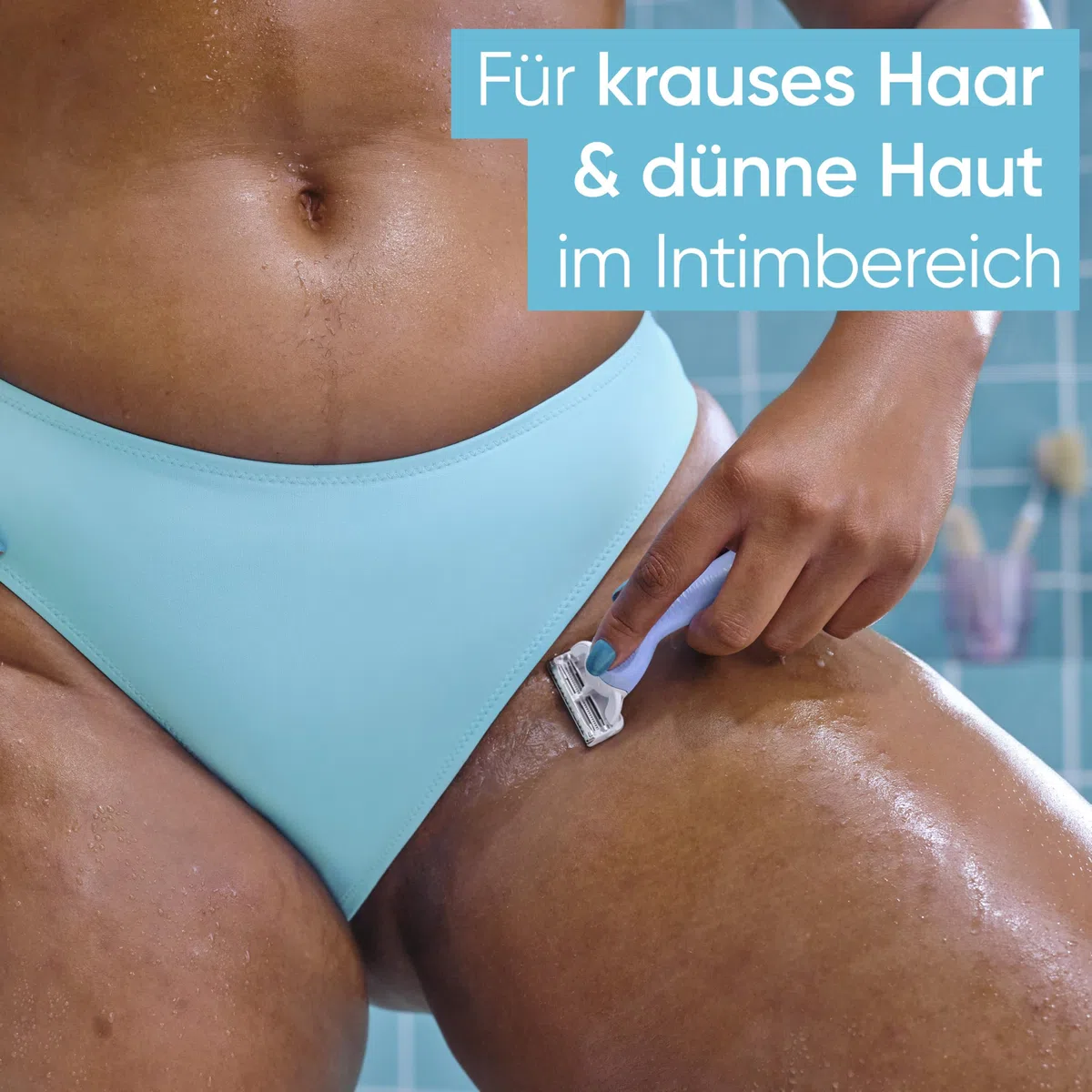 Gillette Venus Intimate Rasierklingen Damen — 8 Original Ersatzklingen mit Einem Hauch von Aloe Vera für Damenrasierer, Nassrasierer Damen für Den Intimbereich