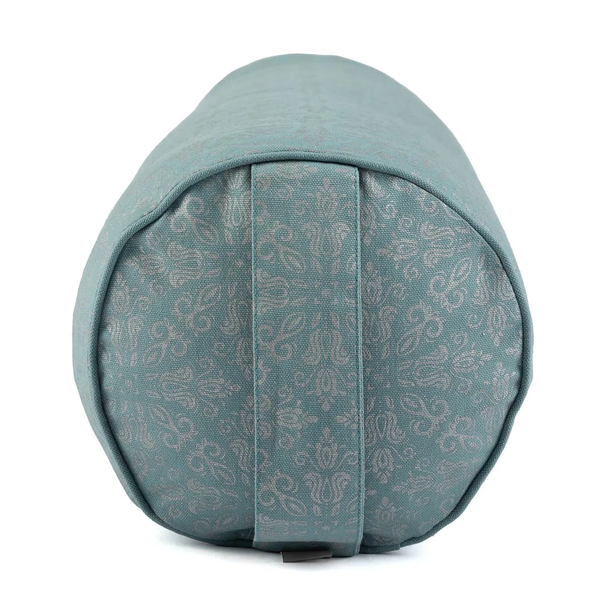 Bodhi Yoga Bolster Ø 23 cm | Maharaja Collection | Abnehmbarer & Waschbarer Bezug aus 100% Baumwoll | Yogarolle mit Bio-Dinkelfüllung | Yogakissen für Restorative & Yin Yoga