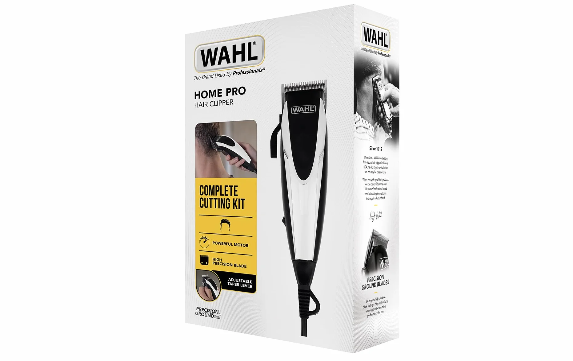 Wahl Home Pro Haarschneider, komplettes Haarschneide-Set, Herren-Haarschneider mit Kabel, Haarschneider für Männer, DIY-Haarschnitte, Haarschneiden zu Hause, Herren-Kopfrasierer