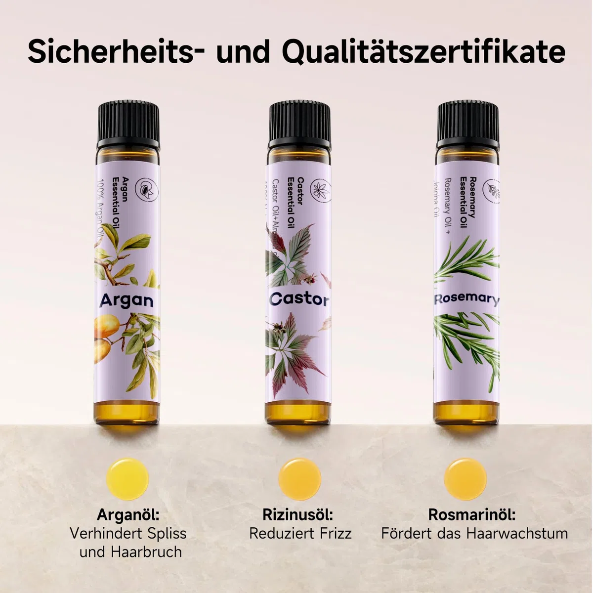 Umisleep 22 Momme Seidenhaube & Haaröl-Duo – Haarpflegeset: 100% Maulbeerseide zum Schlafen, atmungsaktiv, verstellbar mit Gummiband, 3 x 10 ml reines Haaröl (Rosmarin-, Rizinus- und Arganöl)