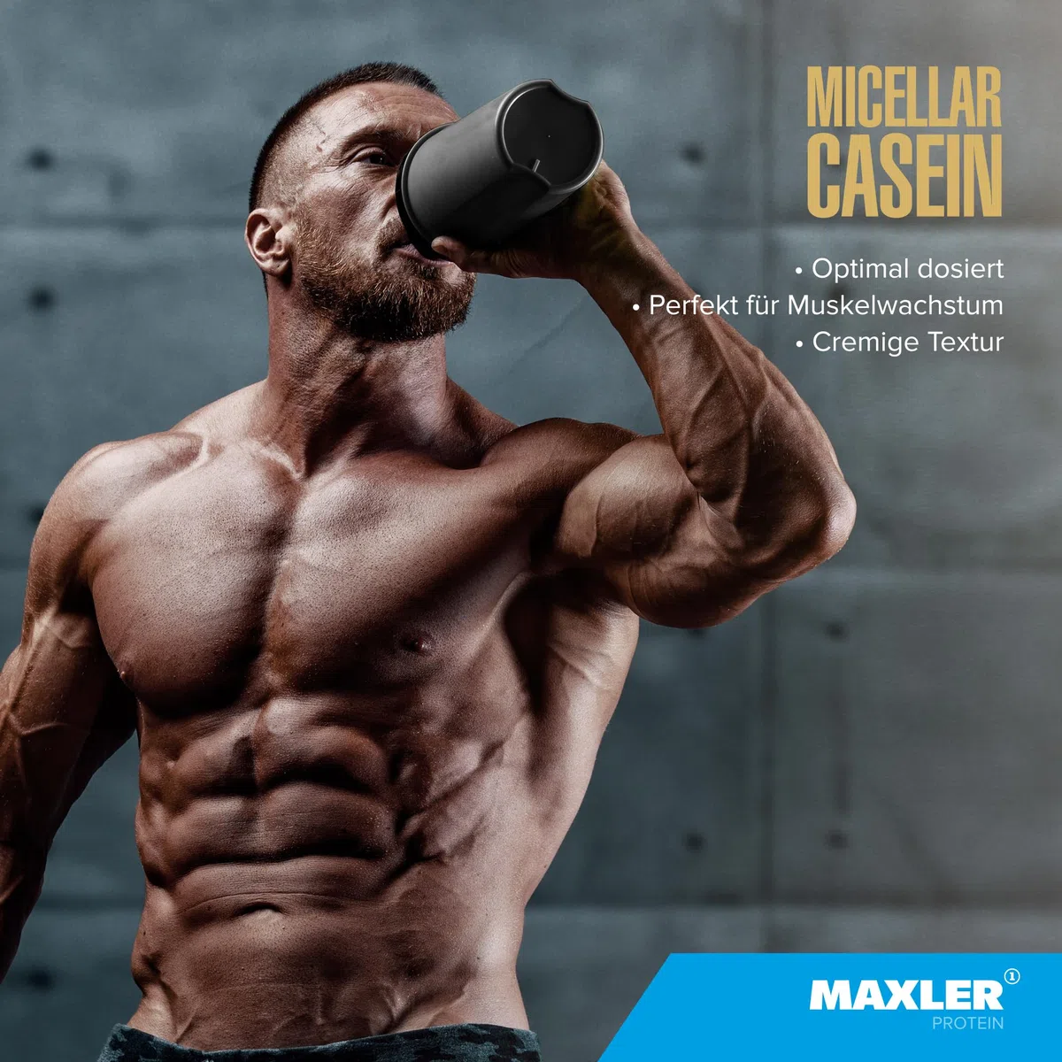 Maxler Micellar Casein - 26g Eiweiß pro Portion - reiches Aminosäureprofil - cremige Textur - angenehmer Geschmack - Casein Protein aus hochwertigen Rohstoffen - Cookies & Cream - 450g