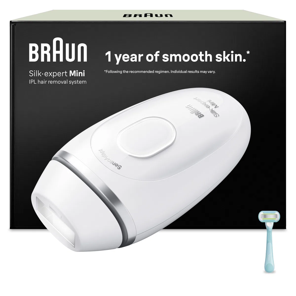 Braun Silk·expert Mini PL1104 IPL Haarentfernung Weiß Dauerhafte Haarentfernung