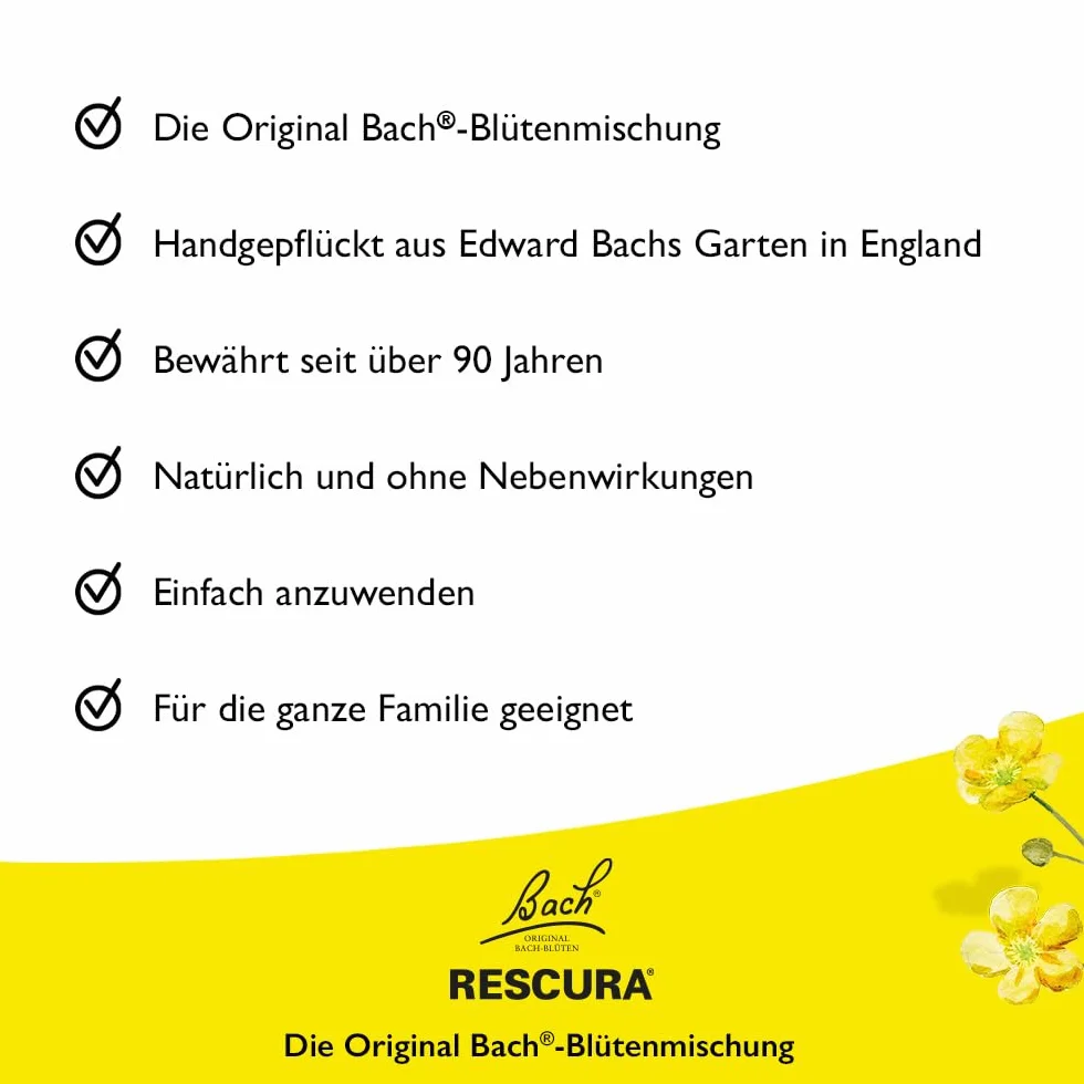 Bachblüten Original Bach RESCURA Pets Doppelpack 2 x 10 ml| Bachblütenmischung für Tiere | Original nach Dr. Edward Bach | ehemals Rescue