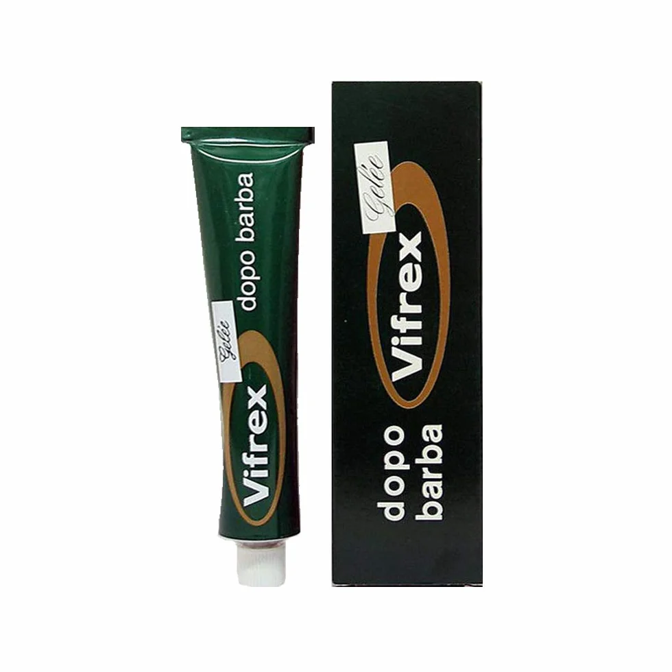 VIFREX Rasiergel, 3 Tuben à 50 ml, erfrischend, belebend, weich, immer frische, hydratisierte Haut, speziell nach der Rasur, Dermatologisch getestet auf empfindlicher Haut, Unisex-Erwachsene