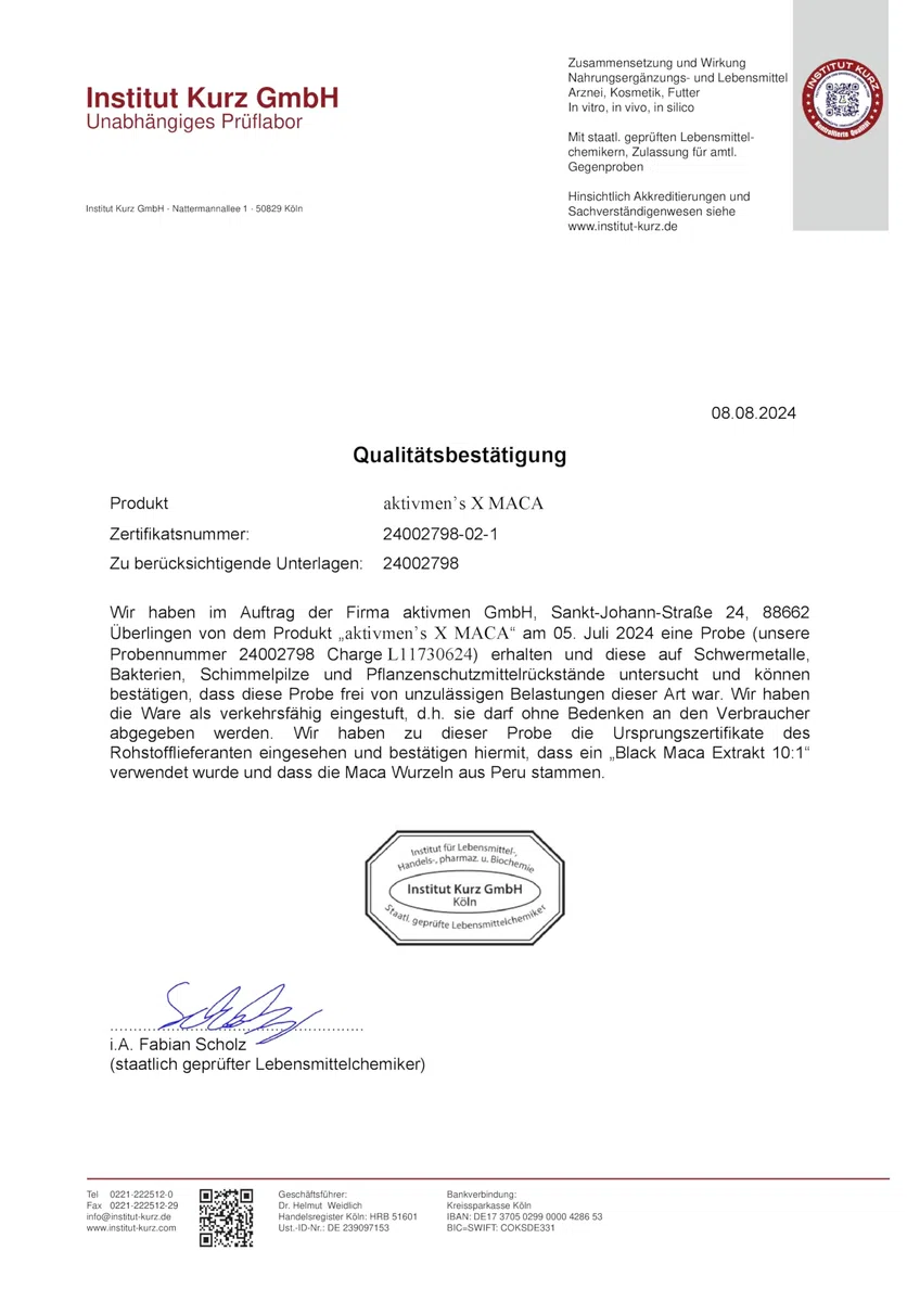 aktivmen's X MACA SCHWARZ - teuflisch gut dosiert - 166 Kapseln + L-Arginin, L-Citrullin, Cordyceps, Tribulus, Pinienrinden Extrakt, Selen, Vitamin C + B5, Zink, 1 Dose (1x134.9g)