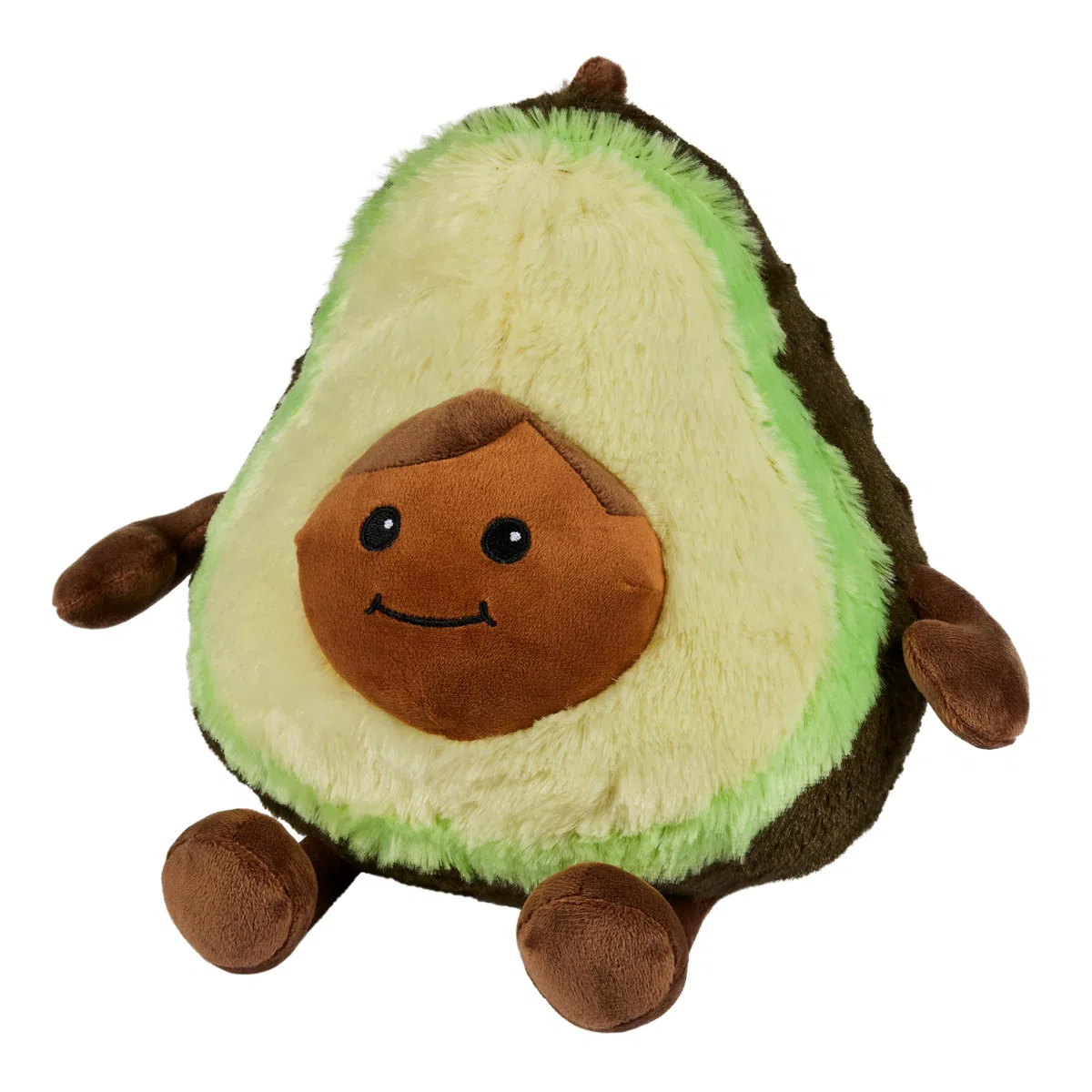 warmies Avocado-Plüsch-Weizenbeutel, mikrowellengeeignet, beschwerter Teddy mit französischem Lavendelduft, heißes oder kaltes Kuscheltier, weiches Komfort-Wärmekissen, Junior-Größe